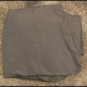 Queen Size Gray Flat Sheet